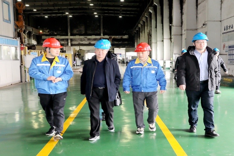 2024年 1月30日，浙江省经信厅机关党委二级巡视员孙自强莅临开元体育-（中国）开元体育开展岁末年初安全生产督导