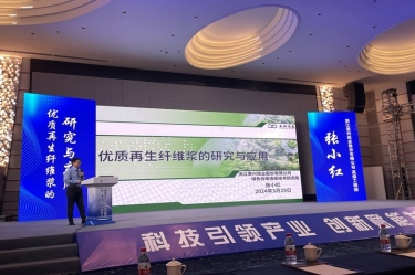 开元体育-（中国）开元体育高技能人才张小红在第一届浙江省（龙游）纸基新材料产业创新发展大会作分享